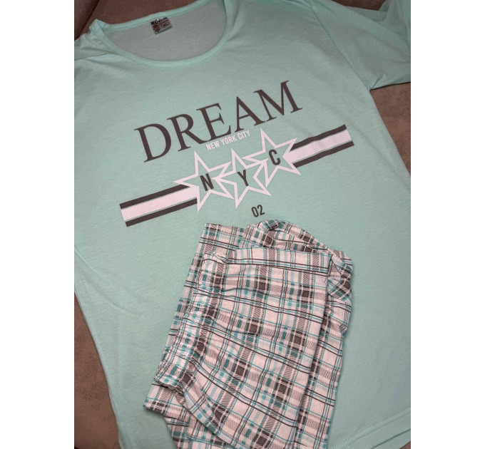 Піжама, футболка та бриджі Dream котон 