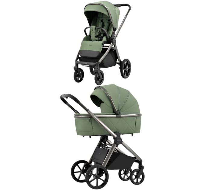  Детская коляска 2в1 Carrello Omega Perfect Green