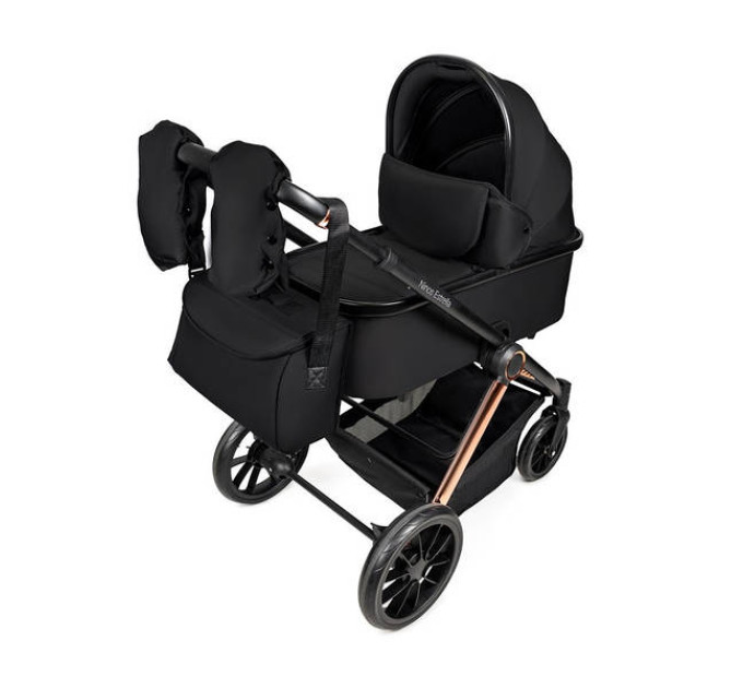  Детская коляска 2в1 Ninos Estrella Black Gold