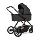  Детская коляска 2в1 Ninos Estrella Black Gold
