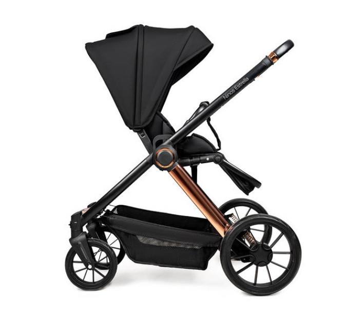  Детская коляска 2в1 Ninos Estrella Black Gold