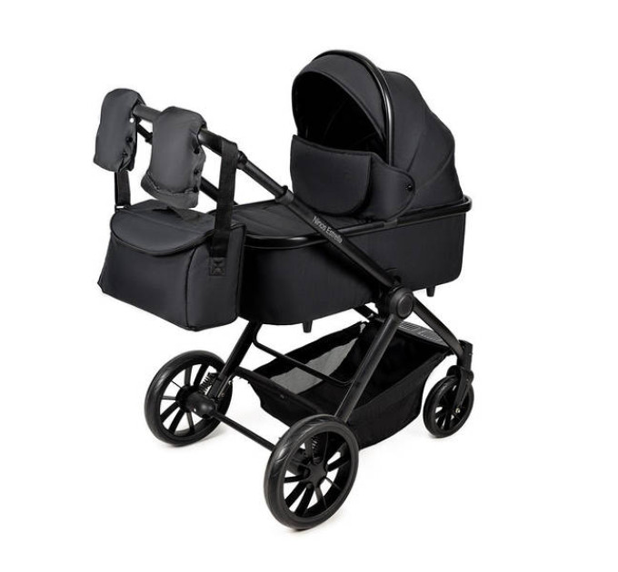  Детская коляска 2в1 Ninos Estrella Black Black
