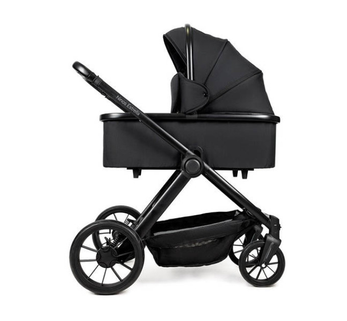  Детская коляска 2в1 Ninos Estrella Black Black