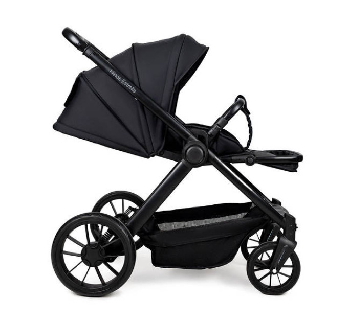  Детская коляска 2в1 Ninos Estrella Black Black