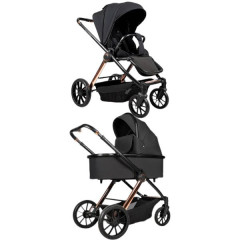  Дитяча коляска 2в1 Ninos Estrella Black Gold