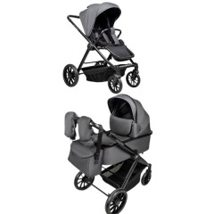  Дитяча коляска 2в1 Ninos Estrella Grey Black