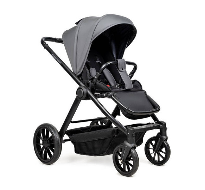  Детская коляска 2в1 Ninos Estrella Grey Black