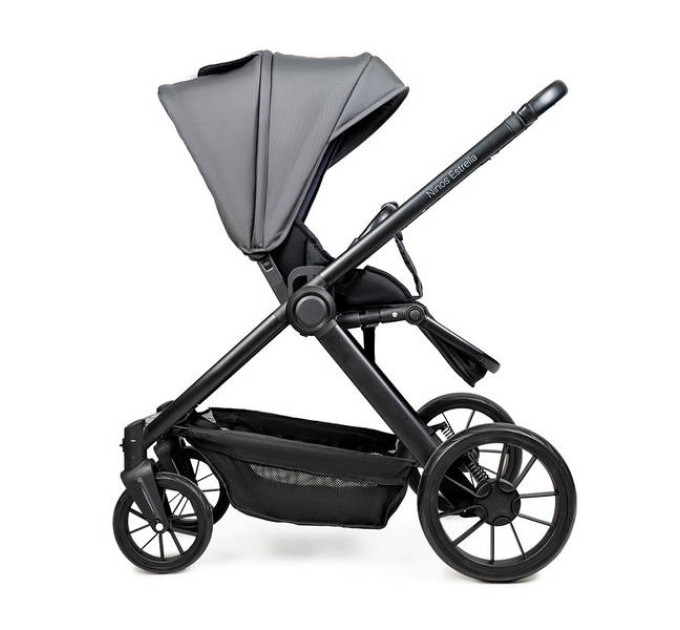  Детская коляска 2в1 Ninos Estrella Grey Black
