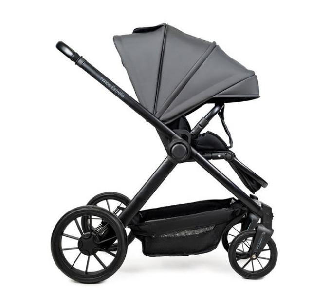  Детская коляска 2в1 Ninos Estrella Grey Black