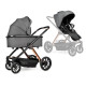 Дитяча коляска 2в1 Ninos Estrella Grey Gold