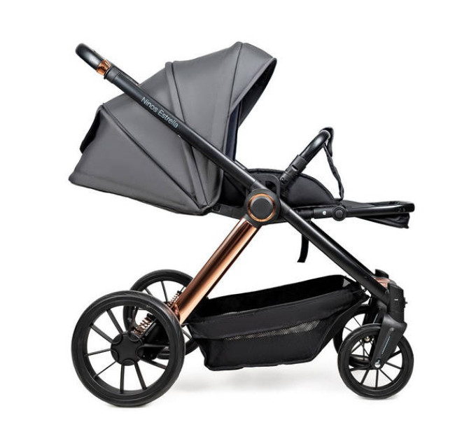  Детская коляска 3в1 Ninos Estrella Grey Gold