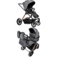  Дитяча коляска 2в1 Ninos Estrella Grey Gold