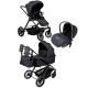 Дитяча коляска 3в1 Ninos Estrella Black Black Дитяча коляска 3в1 Ninos Estrella Black Black
