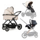  Детская коляска 3в1 Ninos Estrella Beige Black