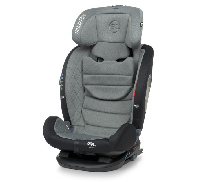 Автокресло ME 1093 MEMPHIS Gray Black