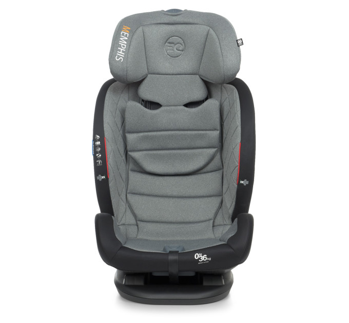 Автокресло ME 1093 MEMPHIS Gray Black