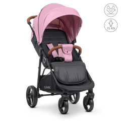 Коляска детская ME 1024 X4 Pink Lines
