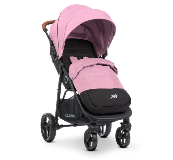 Коляска детская ME 1024 X4 Pink Lines
