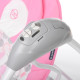 Гойдалка-шезлонг ME 1028 SENSA Circles Pink