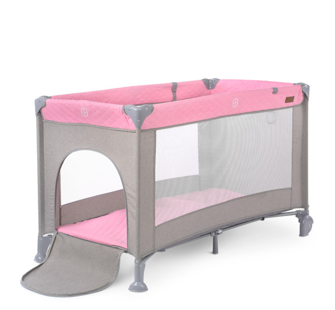 Манеж ME 1096 ACTIVE Pink Gray