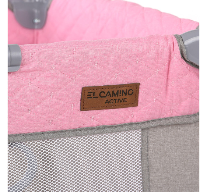 Манеж ME 1096 ACTIVE Pink Gray