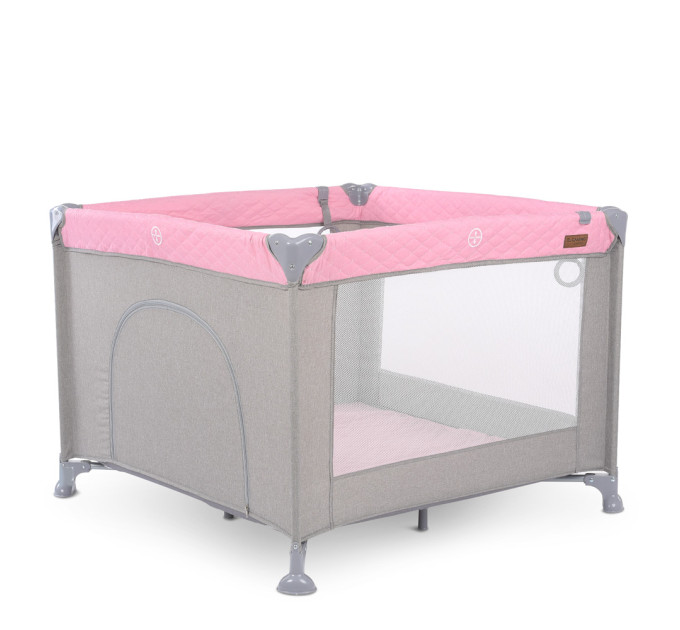 Манеж ME 1097 CASTLE Pink Gray