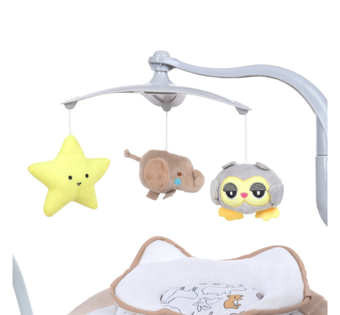 Качели ME 1075 TEDDY Beige Animals