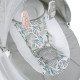 Укачивающий центр ME 1074 MYLA Gray Mint Feathes