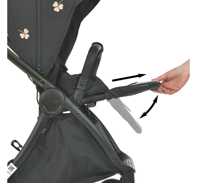 Коляска детская ME 1078 VERSA Clover Black