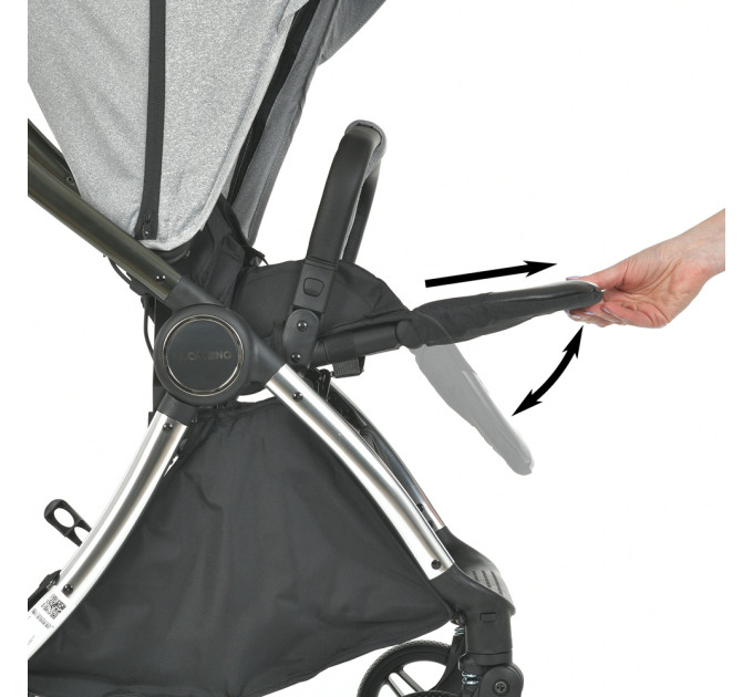 Коляска детская ME 1078 VERSA Melange Gray