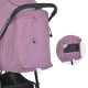 Коляска дитяча ME 1113 FIJI Mauve Matt