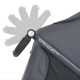 Коляска детская ME 1053-3 DYNAMIC PRO Charcoal