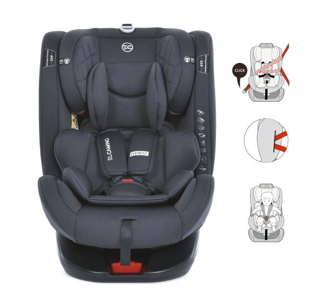 Автокрісло дитяче ME 1114 EVEREST Dark Gray
