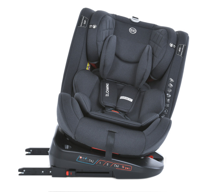 Автокрісло дитяче ME 1114 EVEREST Dark Gray