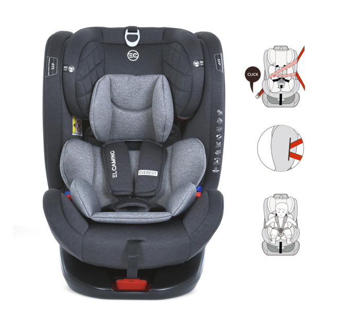 Автокресло детское ME 1114 EVEREST Light Gray