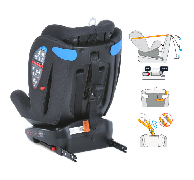 Автокресло детское ME 1114 EVEREST Light Gray