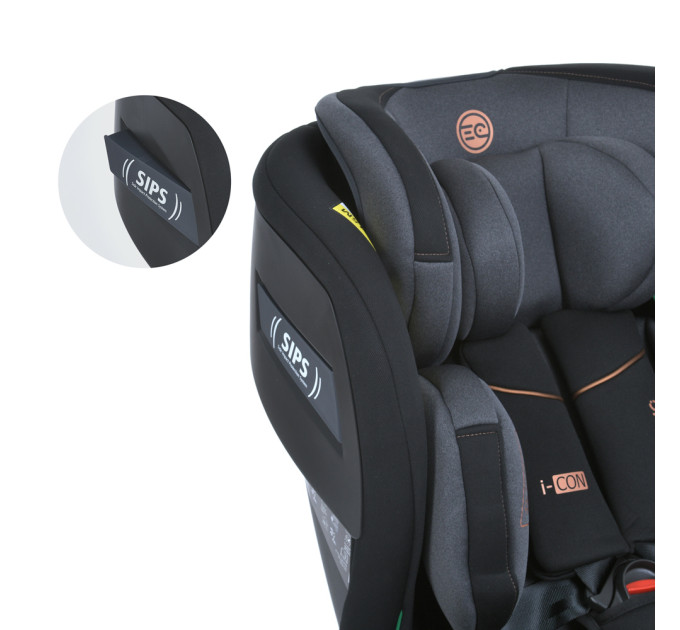 Автокресло ME 1117 I-CON Melange Midnight Gray