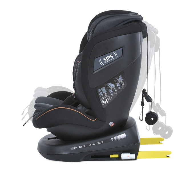 Автокресло ME 1117 I-CON Melange Midnight Gray