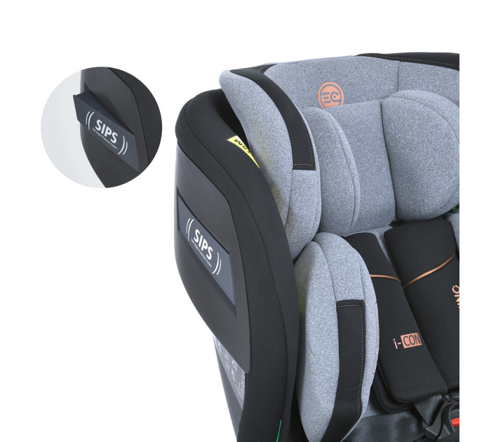 Автокресло ME 1117 I-CON Melange Ultimate Gray