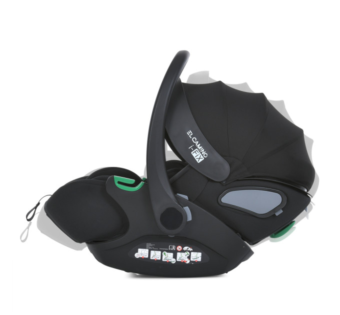 Автокрісло дитяче ME 1110 i-FIX Jet Black