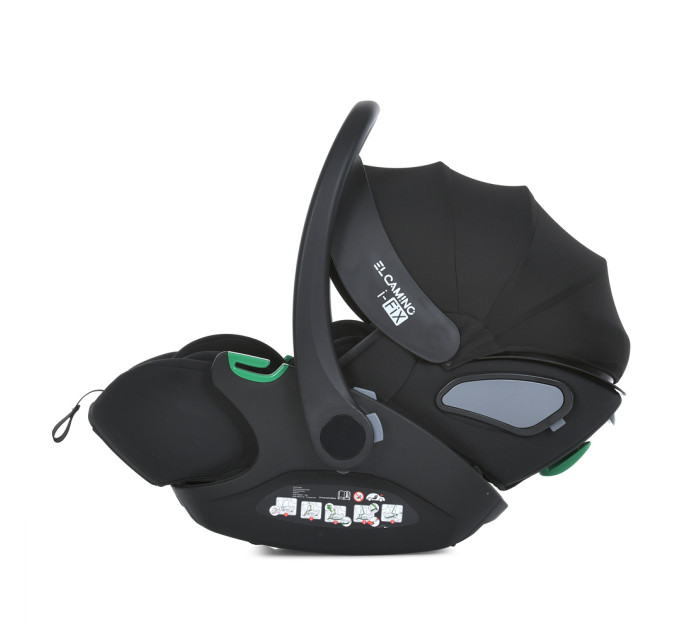 Автокрісло дитяче ME 1110 i-FIX Jet Black