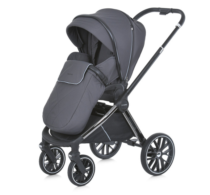Коляска детская 2в1 ME 1124 PRESTIGE Asphalt Gray