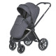 Коляска детская 2в1 ME 1124 PRESTIGE Asphalt Gray