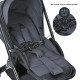 Коляска детская 2в1 ME 1124 PRESTIGE Asphalt Gray