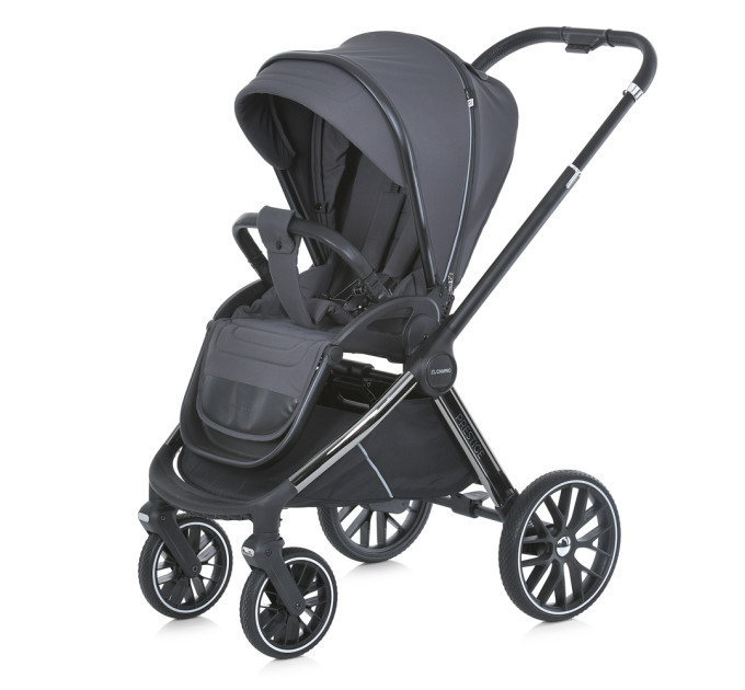 Коляска детская 2в1 ME 1124 PRESTIGE Asphalt Gray