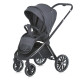 Коляска детская 2в1 ME 1124 PRESTIGE Asphalt Gray