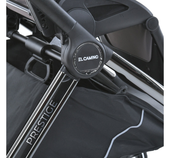 Коляска детская 2в1 ME 1124 PRESTIGE Asphalt Gray