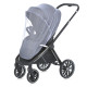 Коляска детская 2в1 ME 1124 PRESTIGE Asphalt Gray