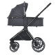 Коляска детская 2в1 ME 1124 PRESTIGE Asphalt Gray