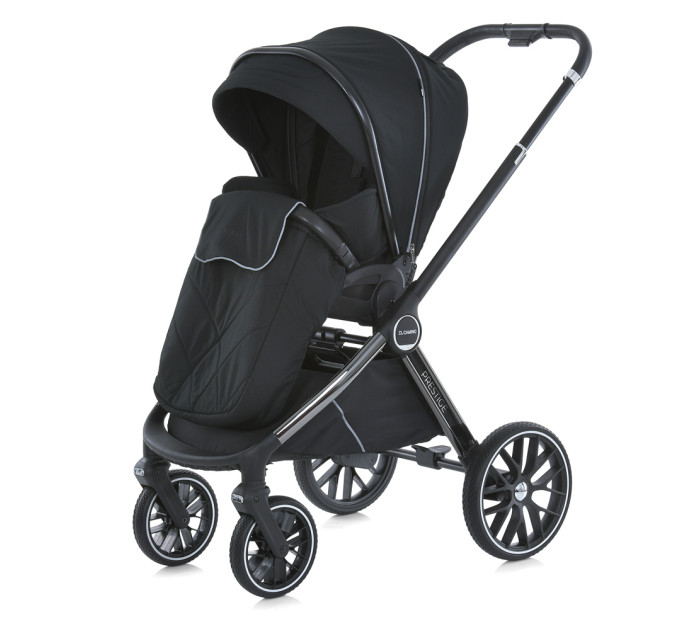 Коляска детская 2в1 ME 1124 PRESTIGE Jet Black